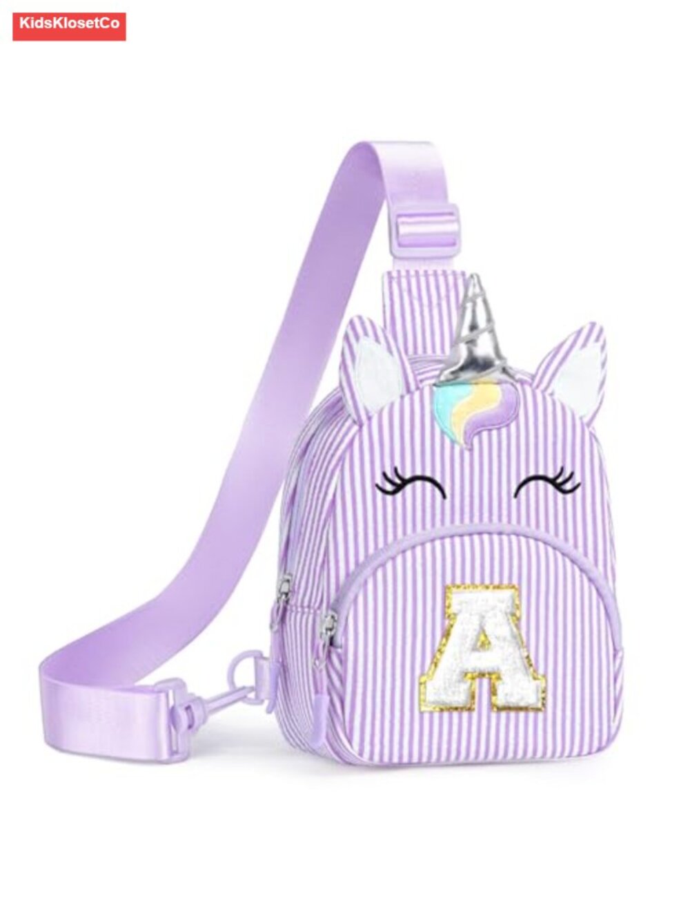 Initial Fanny Pack Crossbody Bag for Girls | Kids Sling Bag Personalized Gift